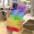 Чехол бампер для Oppo A15 Anomaly Rainbow Colorful (Красочный)