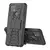 Противоударный чехол бампер для Oppo A15s Nevellya Case (встроенная подставка) Black (Черный) 