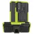Противоударный чехол бампер для Vivo Y30 Nevellya Case (встроенная подставка) Green (Зеленый) 