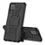 Противоударный чехол бампер для Samsung Galaxy M12 Nevellya Case (встроенная подставка) Black (Черный) 