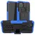 Противоударный чехол бампер для Google Pixel 4a 5G Nevellya Case (встроенная подставка) Blue (Синий) 