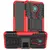 Противоударный чехол бампер для Nokia 3.4 Nevellya Case (встроенная подставка) Red (Красный) 
