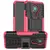 Противоударный чехол бампер для Nokia 3.4 Nevellya Case (встроенная подставка) Pink (Розовый) 