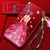Чехол бампер для Huawei Honor 8 Lite Anomaly Boom Red / Girl in Pink Dress (Красный / Девушка в Розовом) 