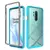 Чехол бампер для OnePlus 8 Pro Anomaly Hybrid 360 Sky Blue&Gray (Небесно Голубой&Серый)