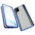Противоударный чехол бампер для Samsung Galaxy Note 10 Lite Anomaly Magnetic 360 With Glass Blue (Синий) 