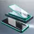 Противоударный чехол бампер для Xiaomi Mi Note 10 Pro Anomaly Magnetic 360 With Glass Green (Зеленый) 