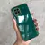 Противоударный чехол бампер для Xiaomi Mi10 Lite Anomaly Shine Shell Dark Green (Темно Зеленый) 