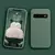 Чехол бампер для Samsung Galaxy S10 Anomaly Silicone Dark Green (Темно Зеленый)