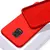 Чехол бампер для Xiaomi Redmi Note 9 Pro Anomaly Silicone (с микрофиброй) Red (Красный) 
