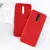 Чехол бампер для Xiaomi Redmi K30 Anomaly Silicone (с микрофиброй) Red (Красный) 