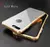 Чехол бампер для iPhone 7 Plus Luphie Luxurious Tempered Glass White / Gold (Белый / Золотой) 
