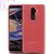 Чехол бампер IDOOLS Leather Fit Case для Nokia 7 Plus Red (Красный)