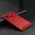 Чехол бампер Ipaky Carbon Fiber для Samsung Galaxy A40 Red (Красный)