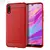 Чехол бампер для Huawei Y7 Pro 2019 iPaky Carbon Fiber Red (Красный) 
