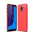 Чехол бампер Ipaky Carbon Fiber для Samsung Galaxy J6 2018 Red (Красный)
