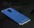 Чехол бампер для Meizu 15 Plus Mofi Electroplating Blue (Синий) 