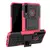 Противоударный чехол бампер для Huawei Honor 20 Lite Nevellya Case (встроенная подставка) Pink (Розовый) 