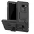Противоударный чехол бампер для LG G8 ThinQ Nevellya Case (встроенная подставка) Black (Черный) 