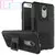 Противоударный чехол бампер для LG X Power 3 Nevellya Case (встроенная подставка) Black (Черный) 
