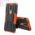 Противоударный чехол бампер для Nokia 3.1 Plus Nevellya Case (встроенная подставка) Orange (Оранжевый) 