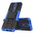 Противоударный чехол бампер для Nokia 4.2 Nevellya Case (встроенная подставка) Blue (Синий) 