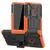 Противоударный чехол бампер для Realme 5 Pro Nevellya Case (встроенная подставка) Orange (Оранжевый) 