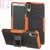 Противоударный чехол бампер для Sony XperiA L3 Nevellya Case (встроенная подставка) Orange (Оранжевый) 