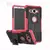 Противоударный чехол бампер для Sony Xperia XZ2 Nevellya Case (встроенная подставка) Pink (Розовый) 