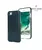 Премиальный чехол бампер с натуральной кожи Pierre Cardin Back Cover Case with Seam для iPhone 7 Dark Green (Темно-зеленый) PCL-P03-iPhone 7/8