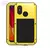 Противоударный чехол бампер для Xiaomi Mi8 Love Mei PowerFull Yellow (Желтый) 