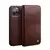 Кожаный чехол книжка для iPhone 12 / iPhone 12 Pro Qialino Classic Leather Brown (Коричневый) 