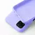 Чехол бампер для Xiaomi Mi10 Youth X-Level Silicone (с микрофиброй) Purple (Пурпурный) 