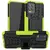 Противоударный чехол бампер для Vivo V21e Nevellya Case (встроенная подставка) Green (Зеленый) 