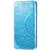 Кожаный чехол книжка GETMAN Mandala (PU) для Samsung Galaxy S20 FE Синий
