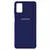 Чехол Silicone Cover Full Protective (AA) для Samsung Galaxy M31s Темно-синий / Midnight blue