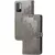 Кожаный чехол (книжка) Art Case с визитницей для Xiaomi Redmi Note 10 5G / Poco M3 Pro Серый