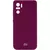 Чехол Silicone Cover My Color Full Camera (A) для Xiaomi Redmi Note 10 / Note 10s Бордовый / Marsala