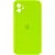 Уценка Чехол Silicone Case Square Full Camera Protective (AA) для Apple iPhone 11 (6.1"") Эстетический дефект / Салатовый / Neon green