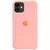 Уценка Чехол Silicone Case (AA) для Apple iPhone 11 (6.1"") Эстетический дефект / Розовый / Flamingo