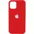 Чехол Silicone Case Full Protective (AA) для Apple iPhone 13 Pro (6.1"") Красный / Dark Red