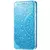 Кожаный чехол книжка GETMAN Mandala (PU) для Xiaomi Redmi Note 10 / Note 10s Синий