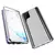 Противоударный чехол бампер для Samsung Galaxy M62 Anomaly Magnetic 360 With Glass Silver (Серебристый) 