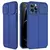 Чехол бампер для iPhone 13 Anomaly Leather Fit Pro (шторка на камеру) Blue (Синий) 