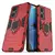 Чехол бампер для Realme GT Neo 2 Anomaly Defender S (с кольцом-держателем) Red (Красный) 