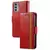 Чехол книжка для OnePlus 9R Anomaly Business Wallet Red (Красный) 