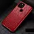 Кожаный чехол бампер для Motorola Moto G60 Anomaly Crocodile Style Red (Красный) 