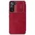 Чехол книжка для Samsung Galaxy S22 Nillkin Qin Pro (шторка на камеру) Red (Красный)