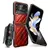 Прочный чехол с зажимом для ремня Supcase Unicorn Beetle PRO для Samsung Galaxy Flip 4 Red (Красный)