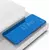 Чехол книжка для Oppo A17 Anomaly Clear View Blue (Синий)